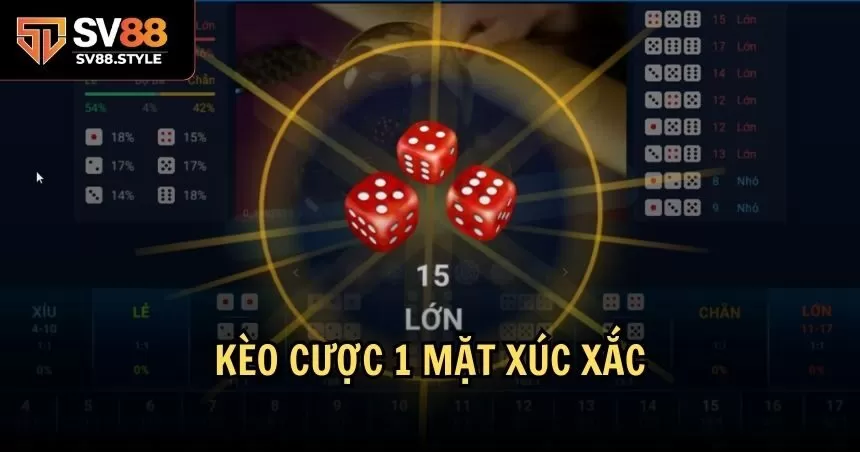 Cược 1 mặt xúc xắc rất thịnh hành 